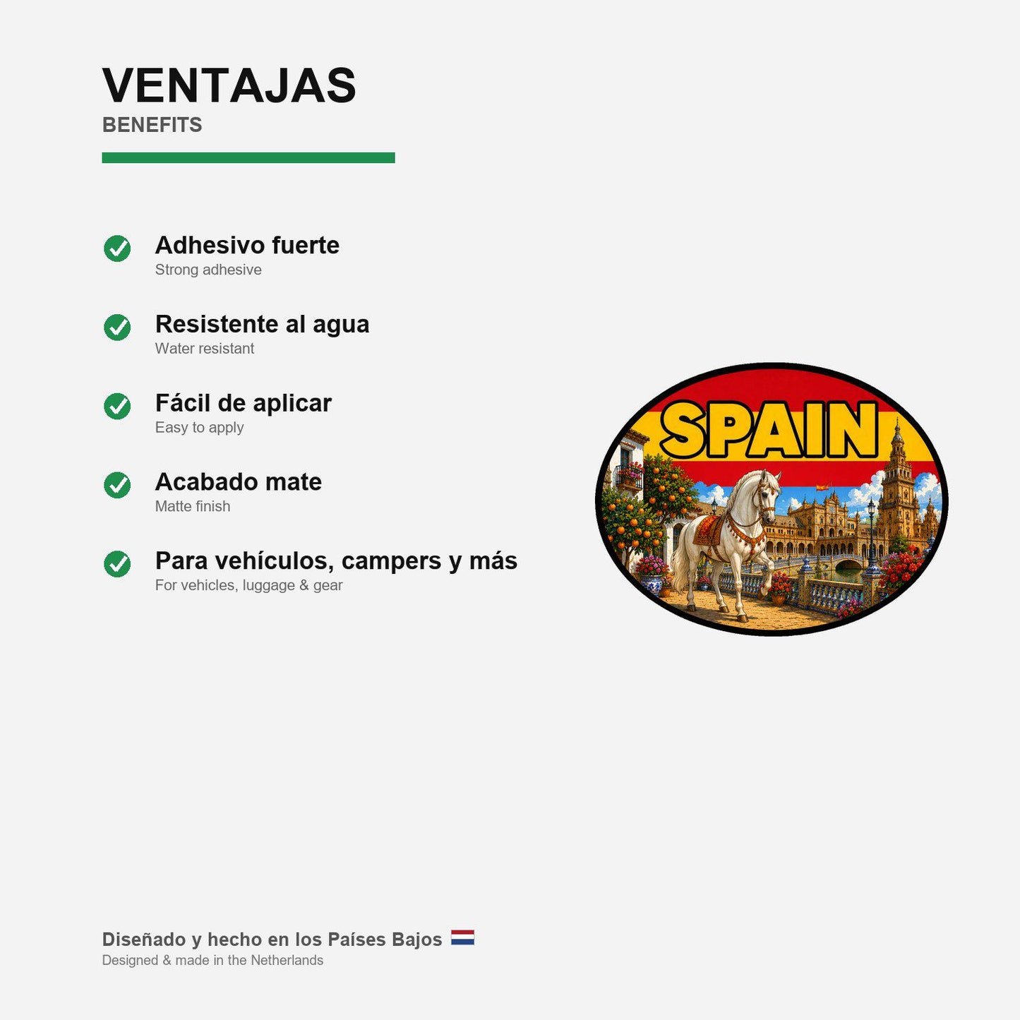 Seville Spain Sticker, Waterproof Premium Matte Vinyl Decal, City Travel Souvenir Sticker