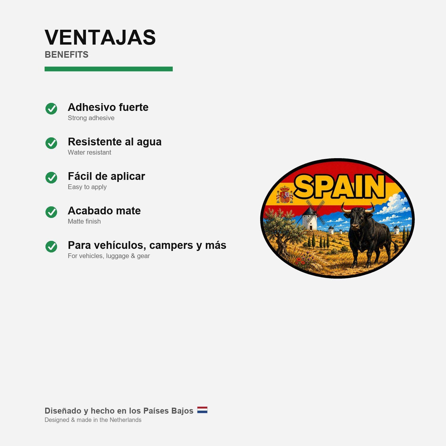 Andalusia Spain Sticker, Waterproof Premium Matte Vinyl Decal, City Travel Souvenir Sticker
