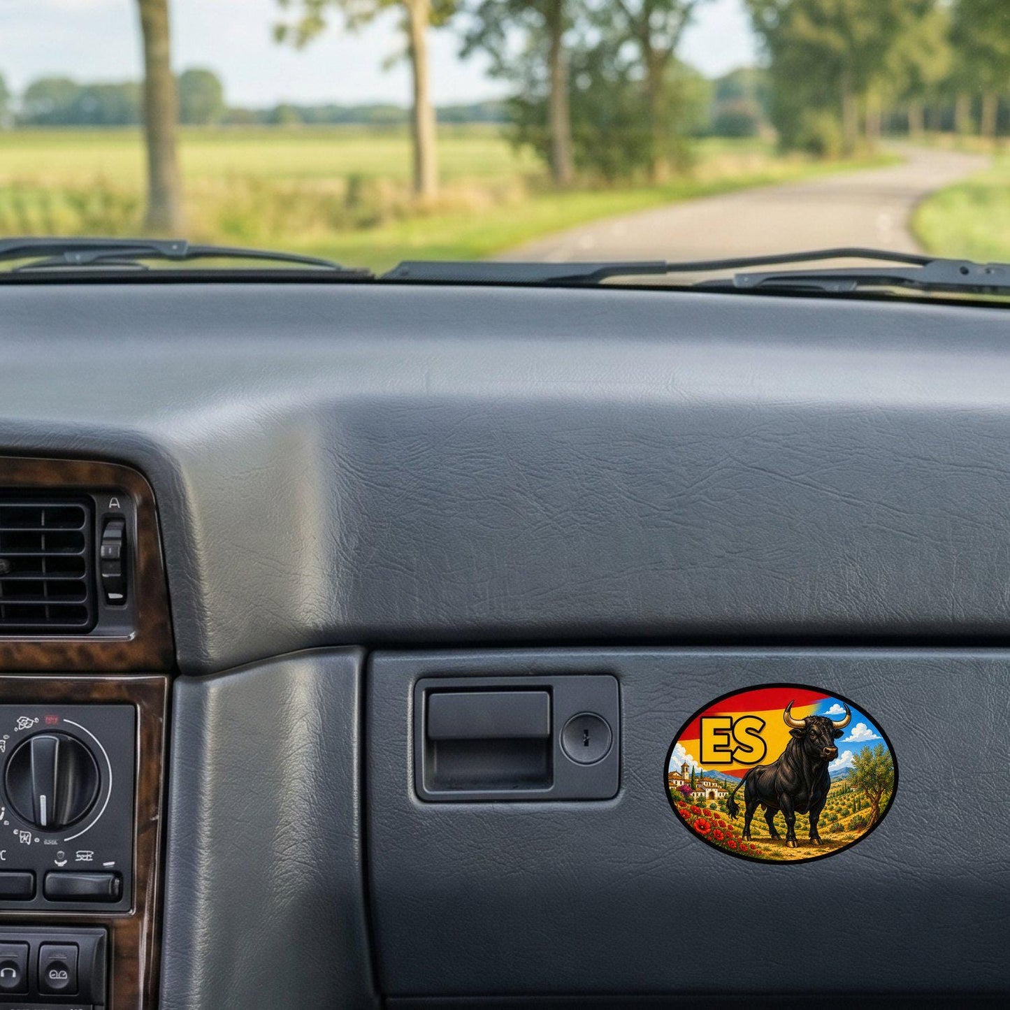Spain Country Code Sticker, Waterproof Premium Matte Vinyl Decal, Camper Caravan Vehicle Sticker