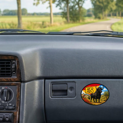 Spain Country Code Sticker, Waterproof Premium Matte Vinyl Decal, Camper Caravan Vehicle Sticker