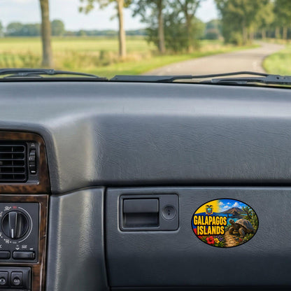 Galapagos Islands Sticker, Waterproof Premium Matte Vinyl Decal, Camper Caravan Vehicle Sticker