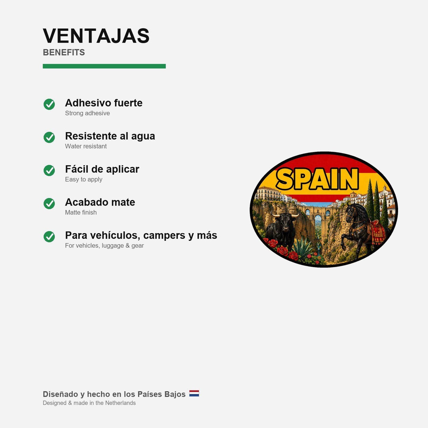 Picos Europa Spain Sticker, Waterproof Premium Matte Vinyl Decal, City Travel Souvenir Sticker